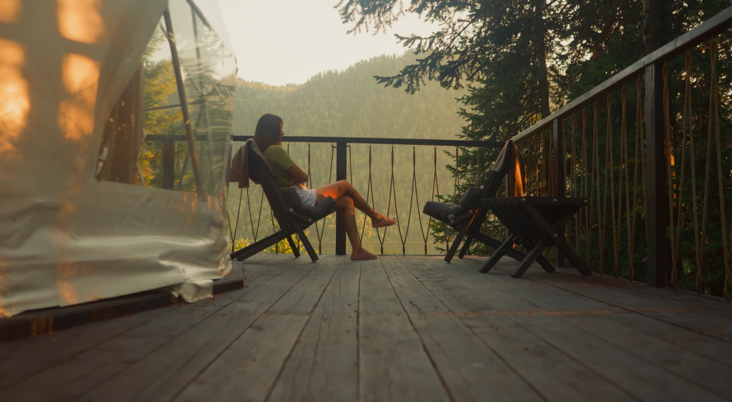 A quiet moment of reflection at golden hour — space for one clear conversation